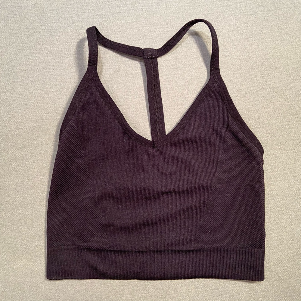 SpiritualGangster, Black Bralette, racer back, size XS‎